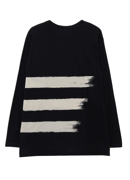 COTTON SINGLE JERSEY ROUND NECK LONG SLV T