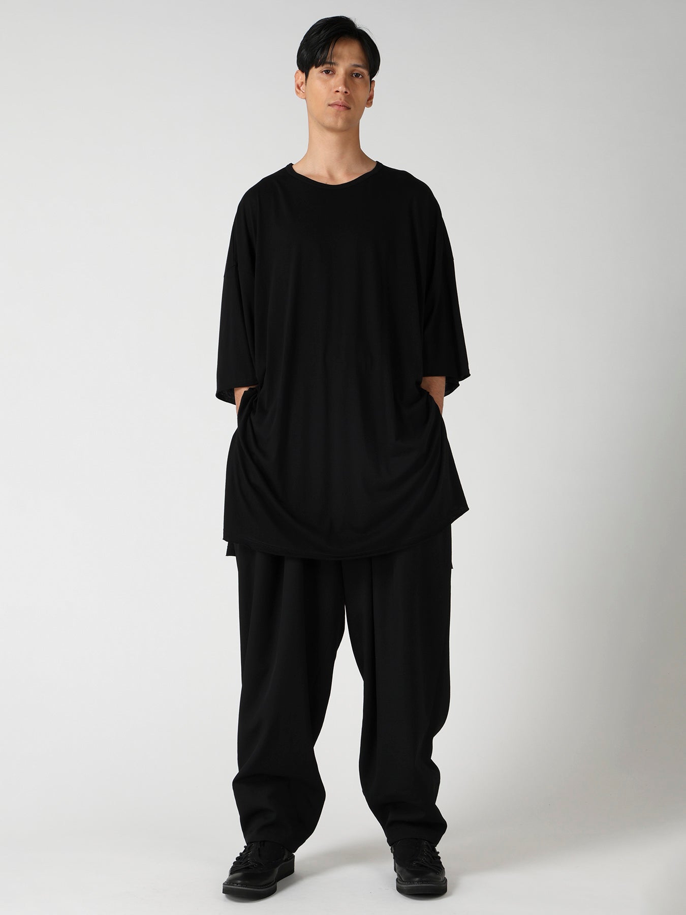 COTTON CASHMERE SINGLE JERSEY BIG SS TEE