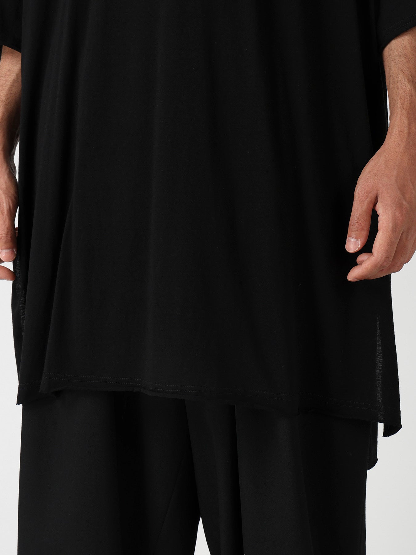 COTTON CASHMERE SINGLE JERSEY BIG SS TEE