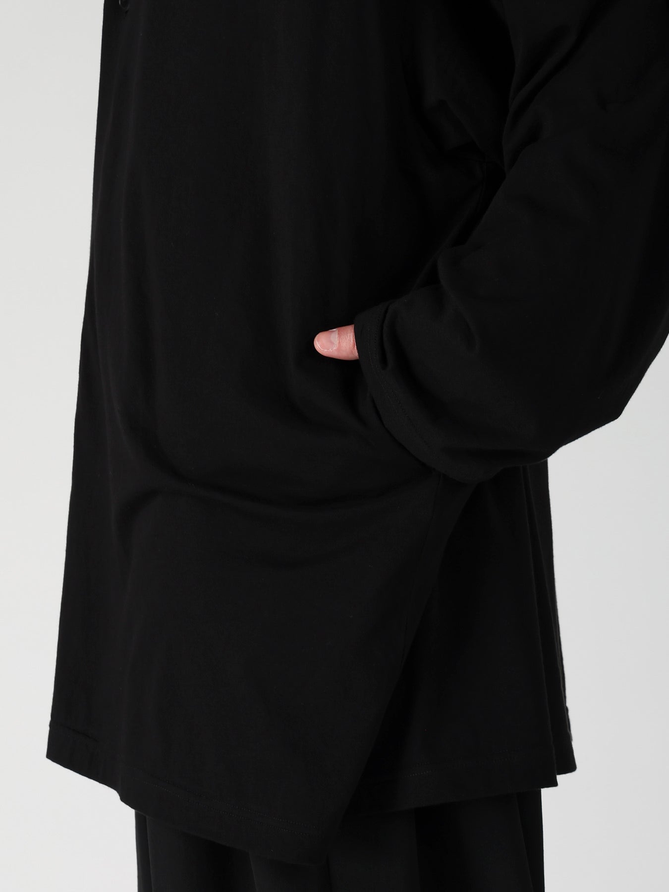 COTTON CASHMERE SINGLE JERSEY ONE BUTTON CARDIGAN – THE SHOP YOHJI