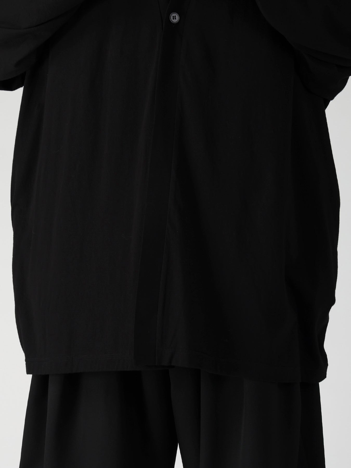 COTTON CASHMERE SINGLE JERSEY ONE BUTTON CARDIGAN