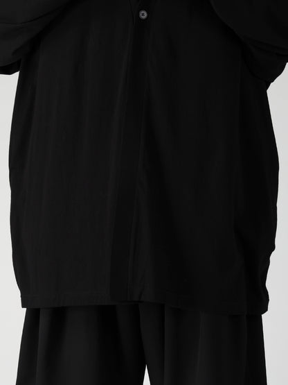COTTON CASHMERE SINGLE JERSEY ONE BUTTON CARDIGAN