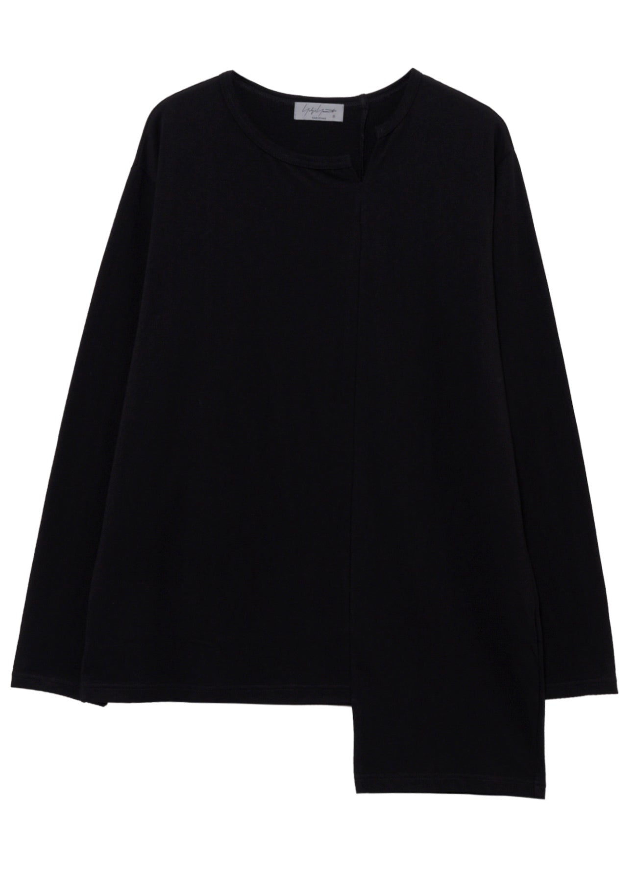 SUPIMA COTTON SINGLE JERSEY UNBALANCED HEM LONG SLV PO – THE SHOP