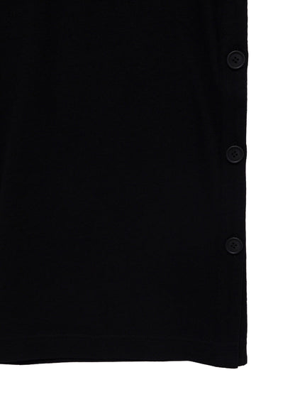14.5 SINGLE JERSEY  SIDE SLIT HIGH NECK PO
