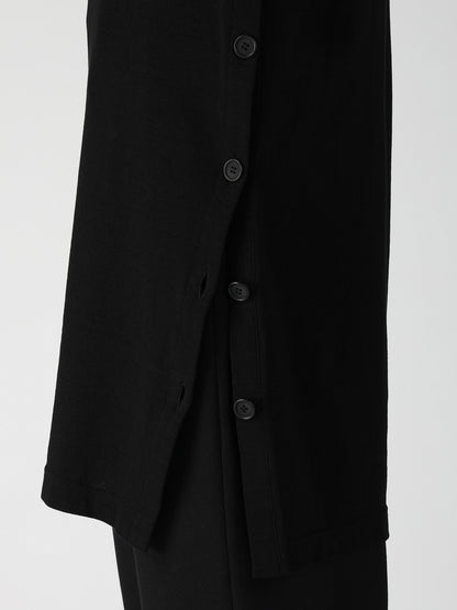 14.5 SINGLE JERSEY  SIDE SLIT HIGH NECK PO