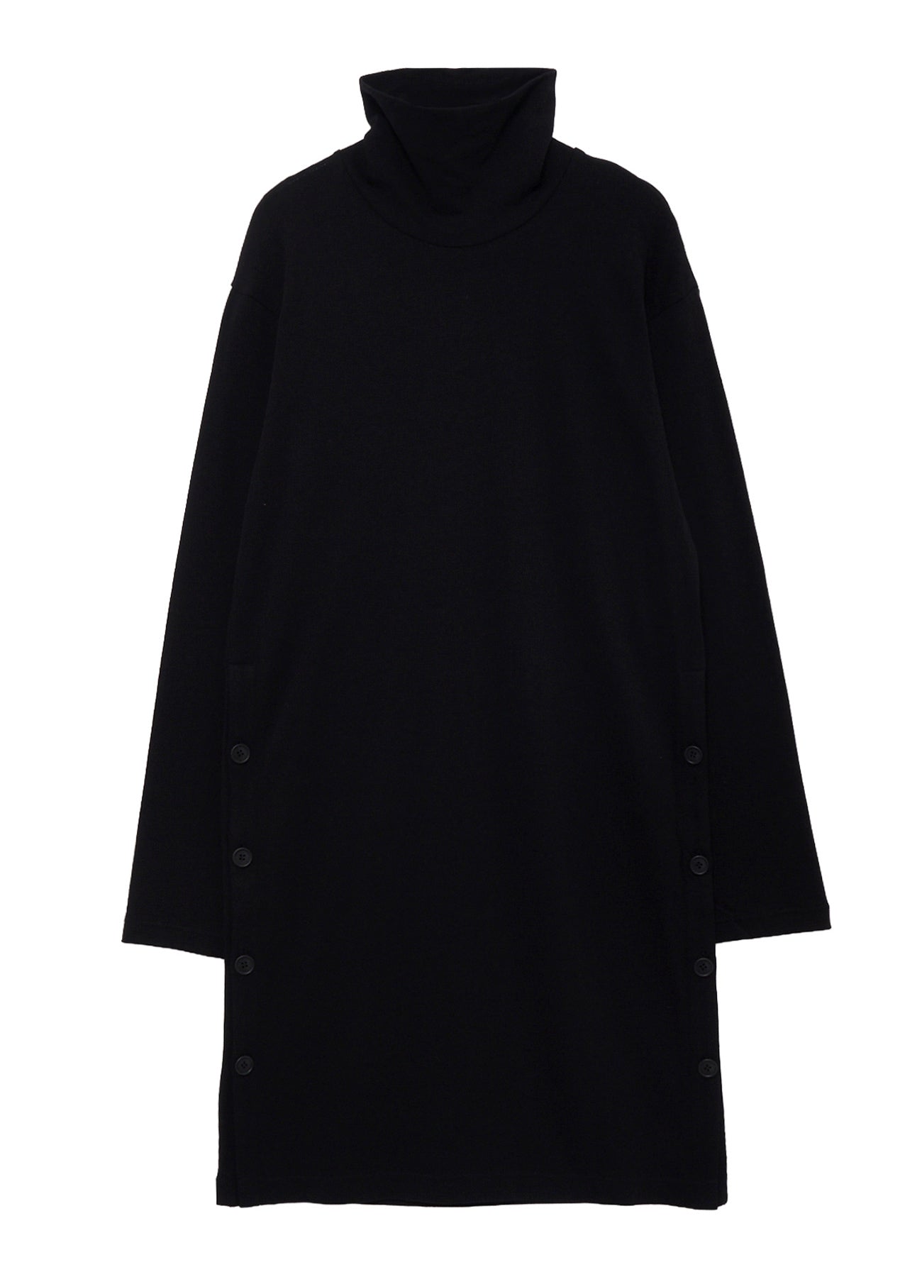 14.5 SINGLE JERSEY  SIDE SLIT HIGH NECK PO