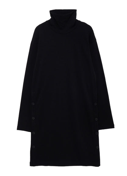 14.5 SINGLE JERSEY  SIDE SLIT HIGH NECK PO
