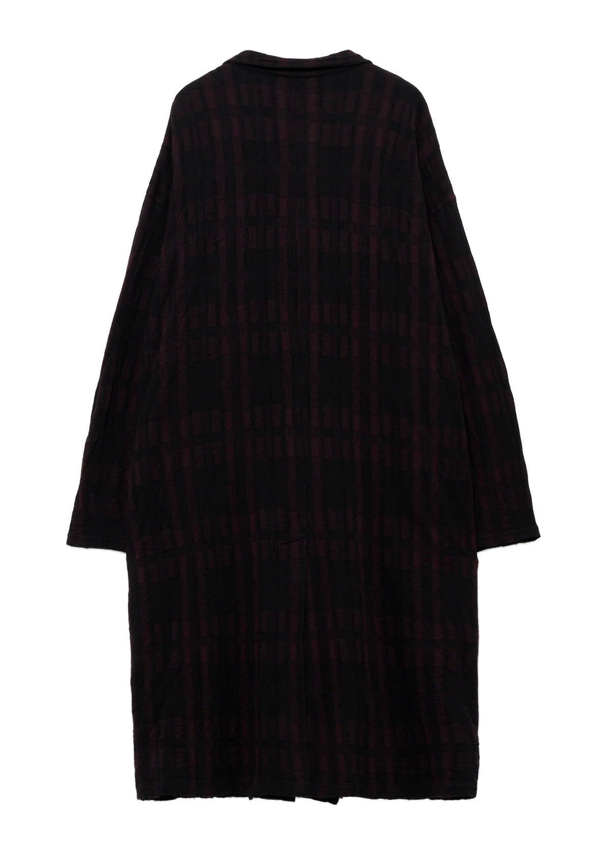 CW PLAID JQ 3BUTTONS COAT
