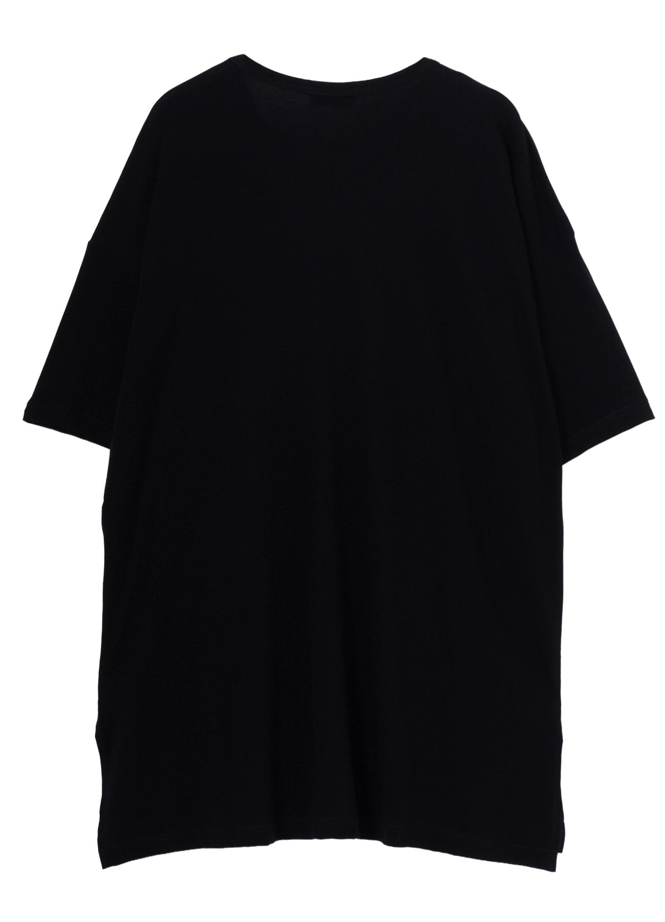 HARD TWISTED SINGLE JERSEY  POCKET SIDE SLIT SHORT SLEEVE T