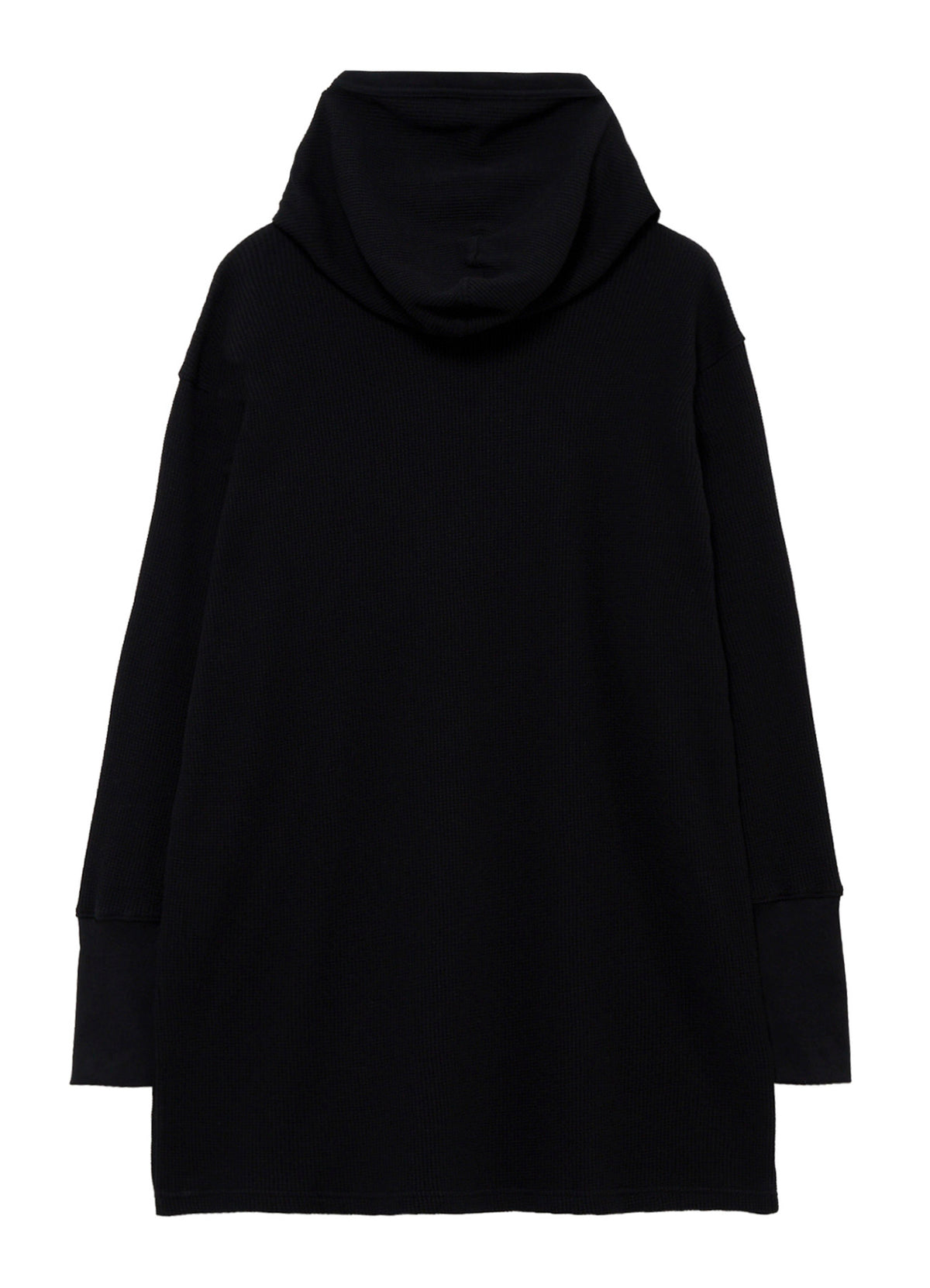 WAFFLE THUMBHOLE LONG SLEEVE HOODIE
