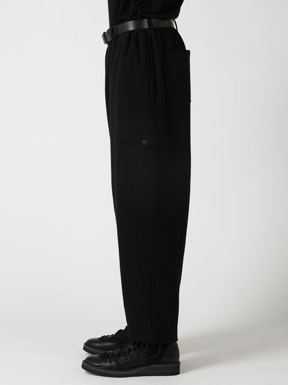 SLUB SINGLE JERSEY GUSSET CARGO PANTS