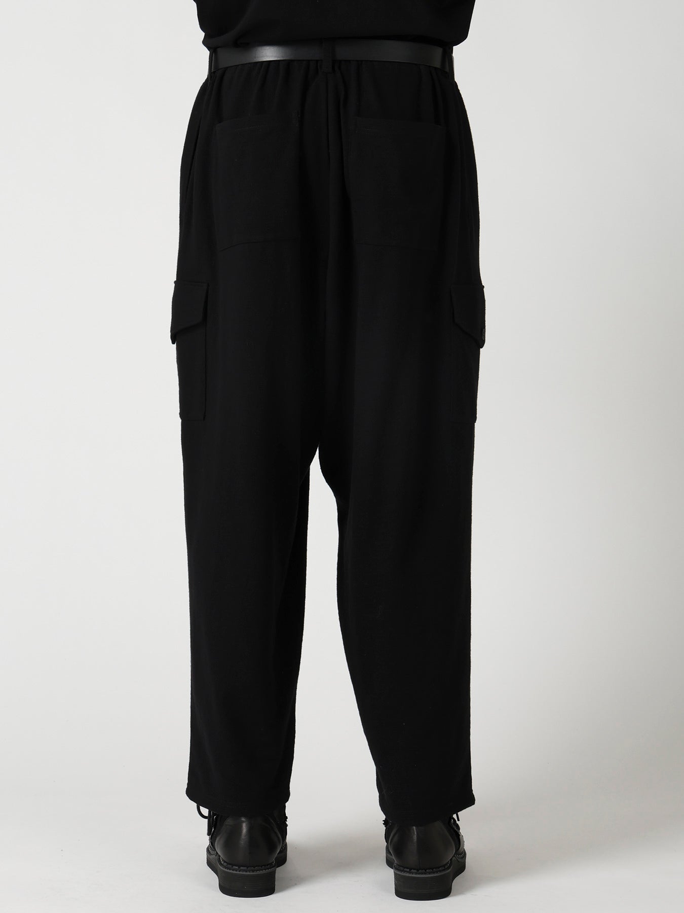 SLUB SINGLE JERSEY GUSSET CARGO PANTS