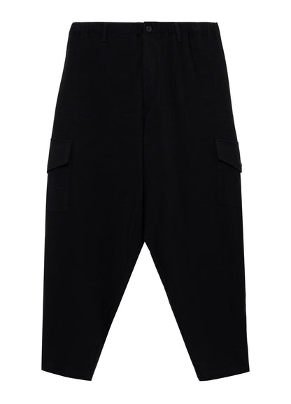 SLUB SINGLE JERSEY GUSSET CARGO PANTS