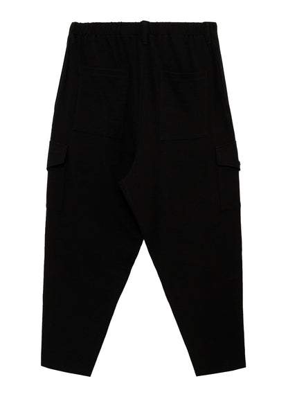 SLUB SINGLE JERSEY GUSSET CARGO PANTS