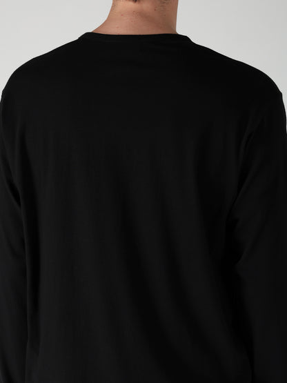 30/- COTTON SINGLE JERSEY SIDE SLIT LONG SLEEVE PO