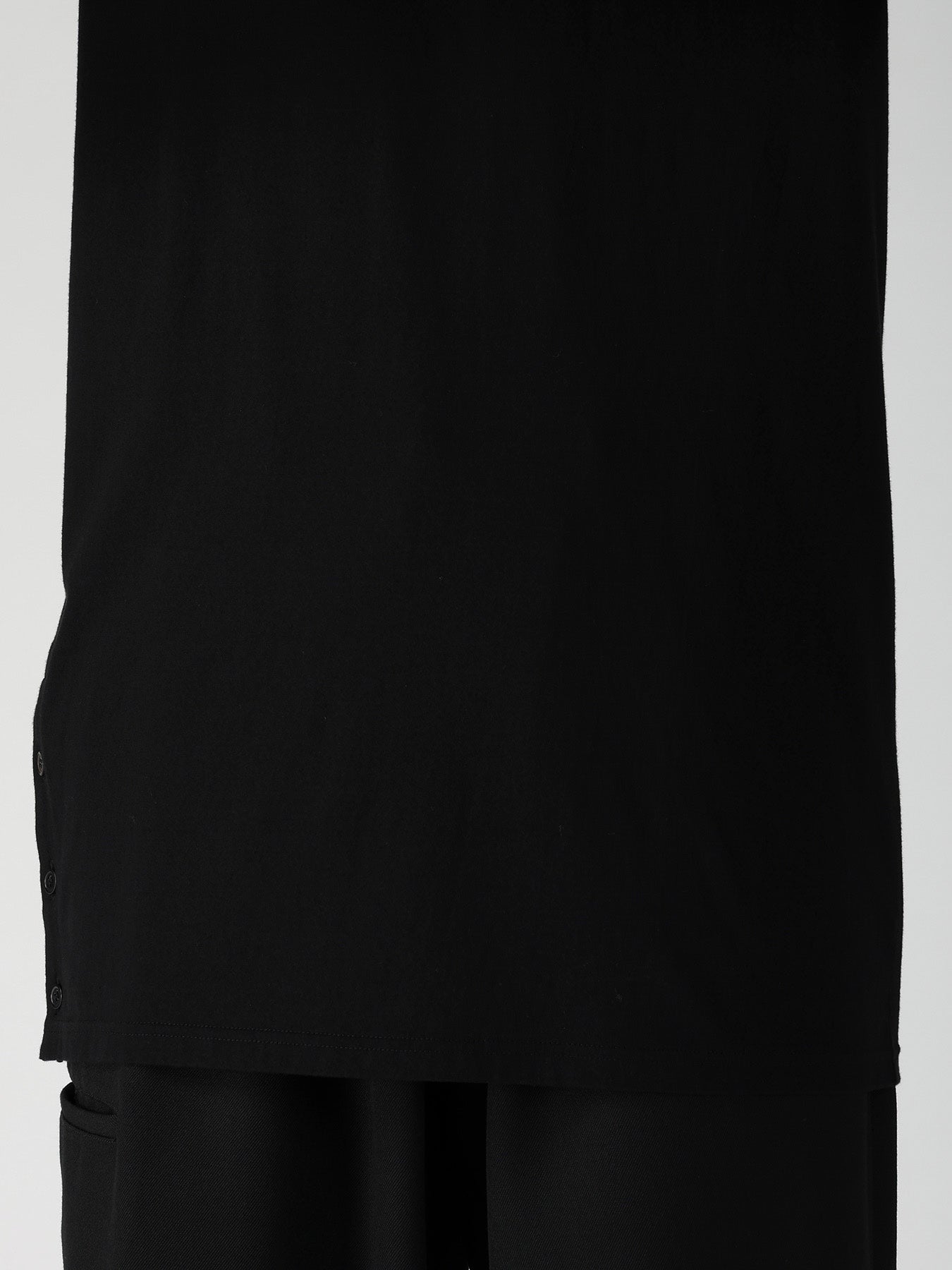 30/- COTTON SINGLE JERSEY SIDE SLIT LONG SLEEVE PO