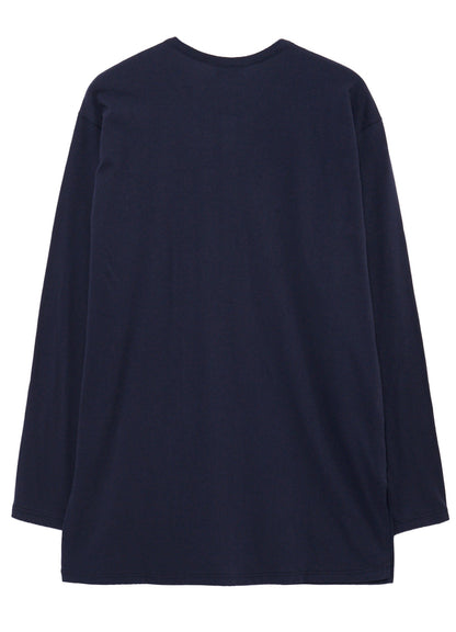30/- COTTON SINGLE JERSEY HENRY NECK LONG SLEEVE PO