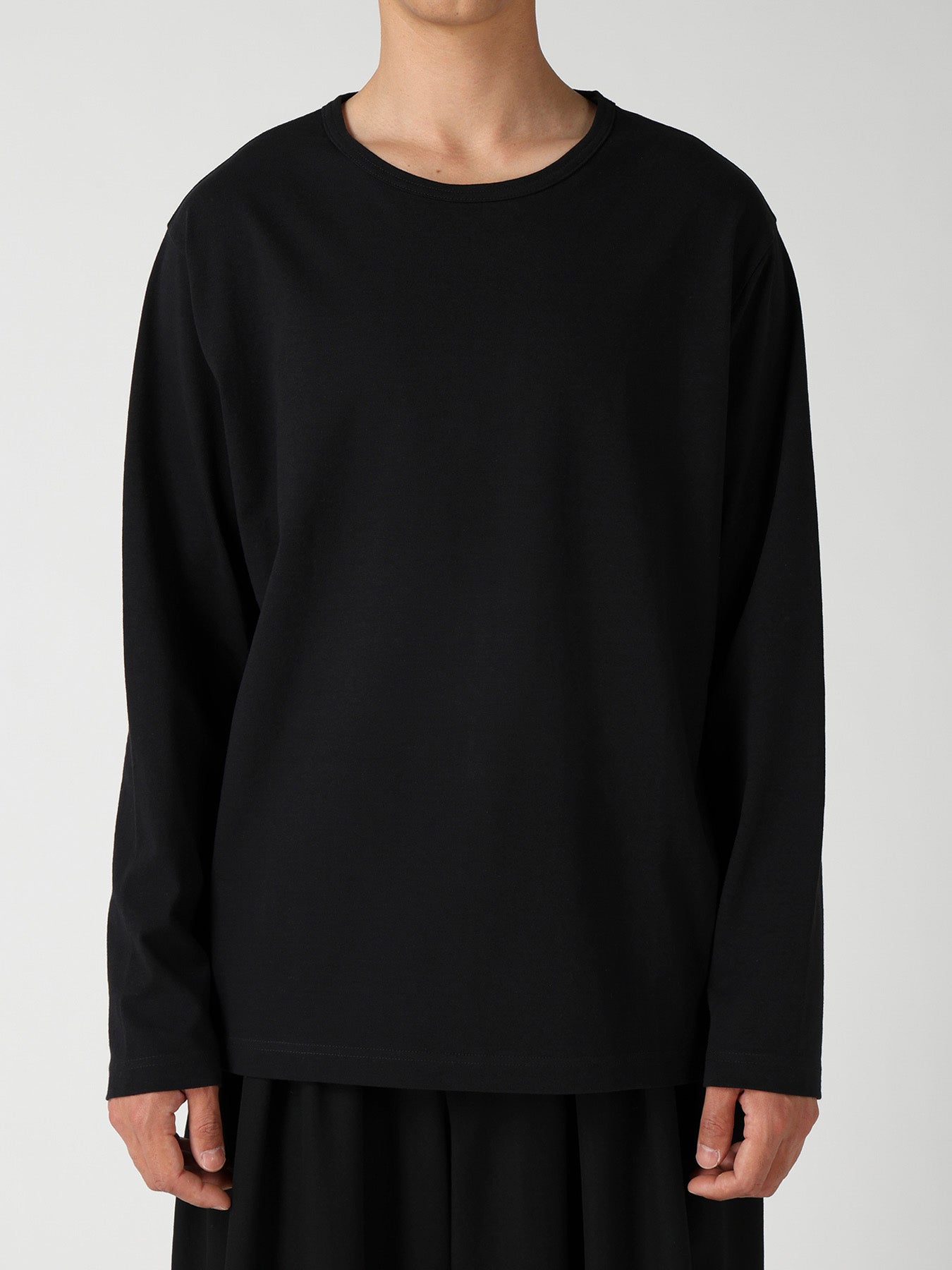 SINGLE JERSEY RE LOGO PT LONG SLEEVE – THE SHOP YOHJI YAMAMOTO