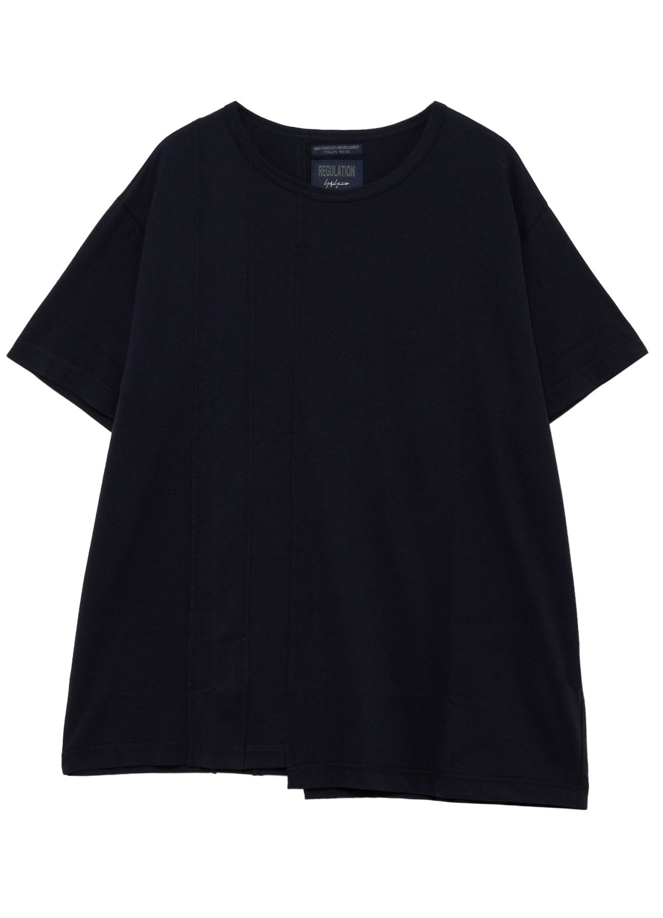 SOFT SINGLE JERSEY RE VERTICAL PANEL SHORT SLEEVE T