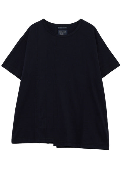 SOFT SINGLE JERSEY RE VERTICAL PANEL SHORT SLEEVE T