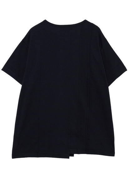 SOFT SINGLE JERSEY RE VERTICAL PANEL SHORT SLEEVE T