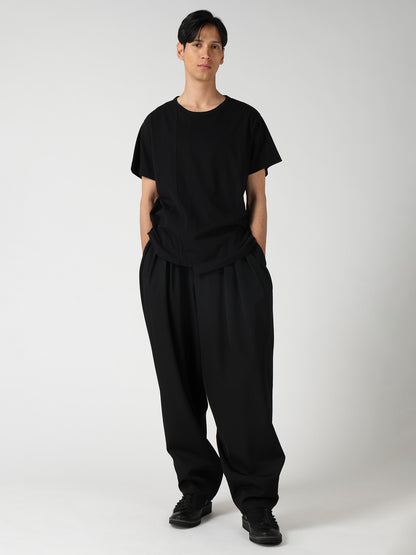 SOFT SINGLE JERSEY RE VERTICAL PANEL SHORT SLEEVE T