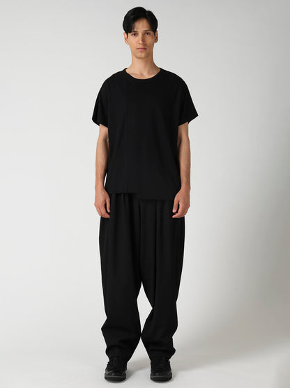 SOFT SINGLE JERSEY RE VERTICAL PANEL SHORT SLEEVE T