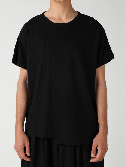 SOFT SINGLE JERSEY RE VERTICAL PANEL SHORT SLEEVE T