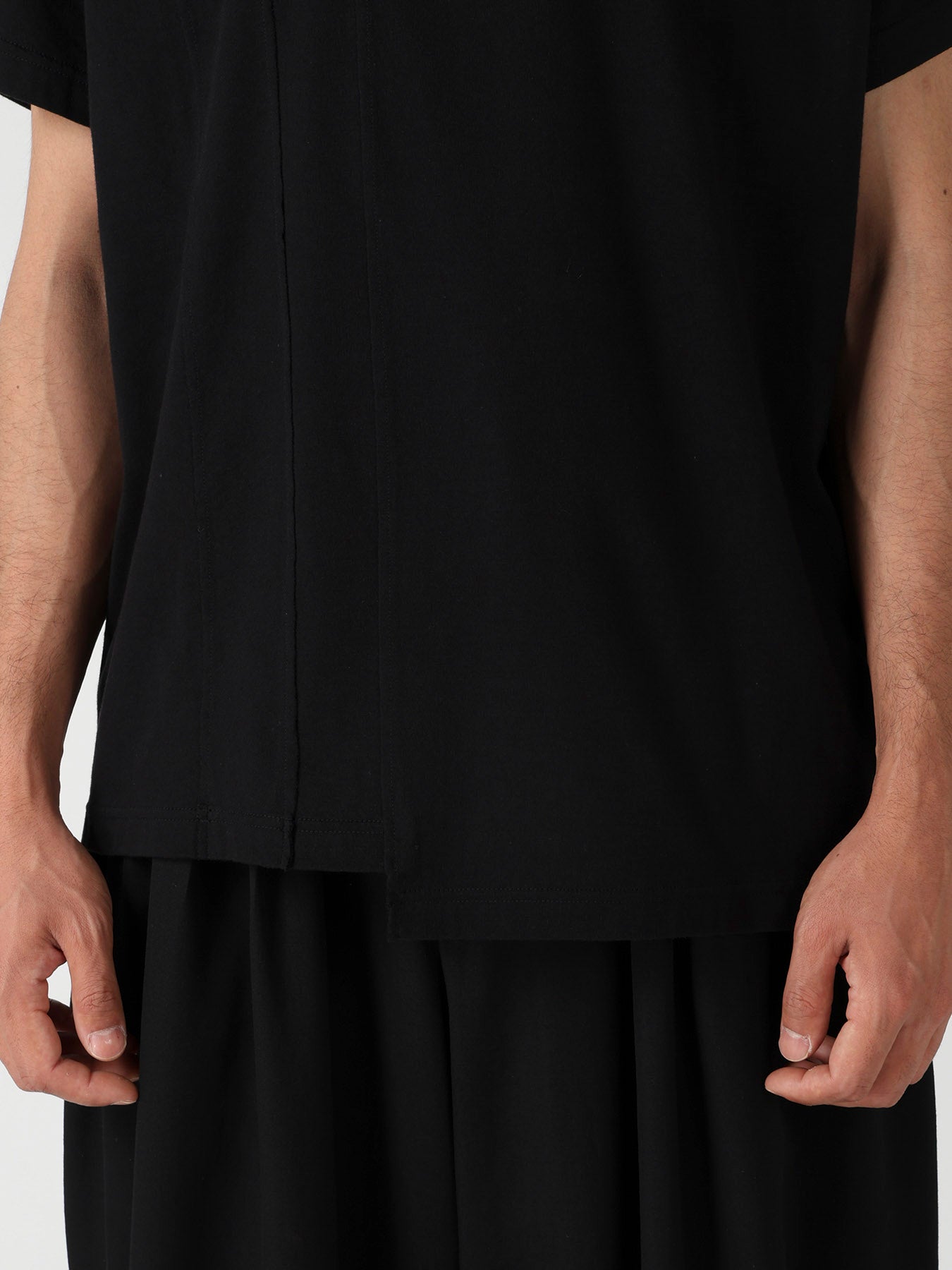 SOFT SINGLE JERSEY RE VERTICAL PANEL SHORT SLEEVE T – THE SHOP