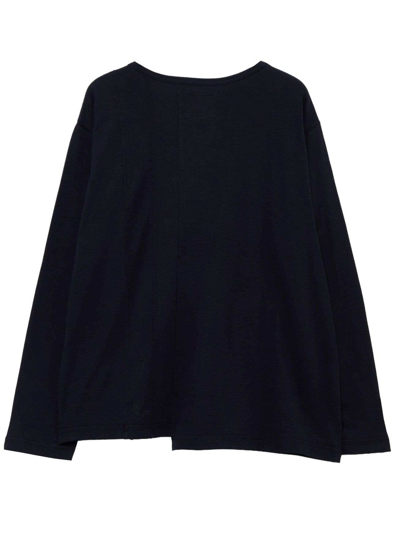 SOFT SINGLE JERSEY RE VERTICAL PANEL LONG SLEEVE T