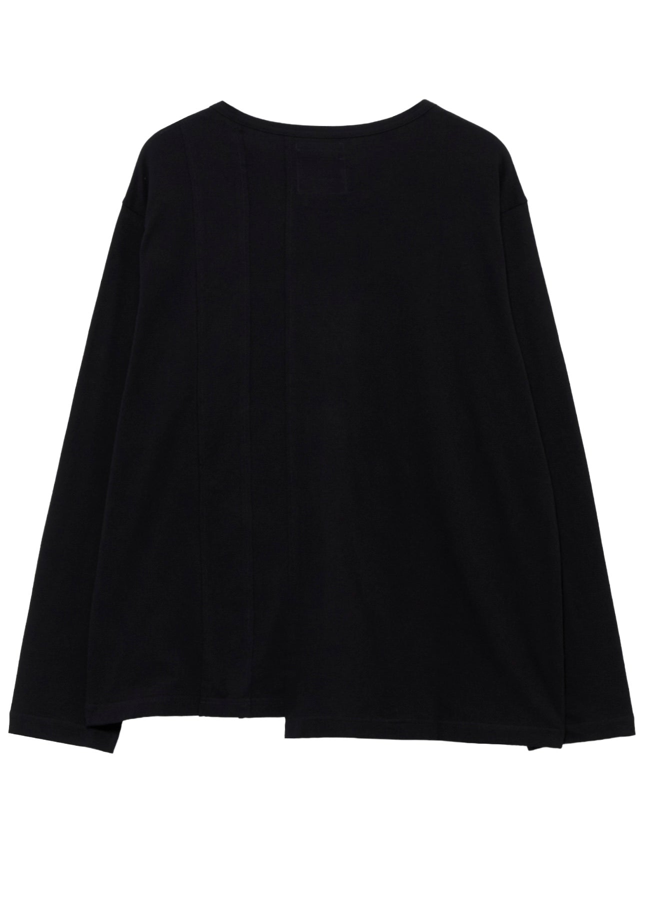 SOFT SINGLE JERSEY RE VERTICAL PANEL LONG SLEEVE T