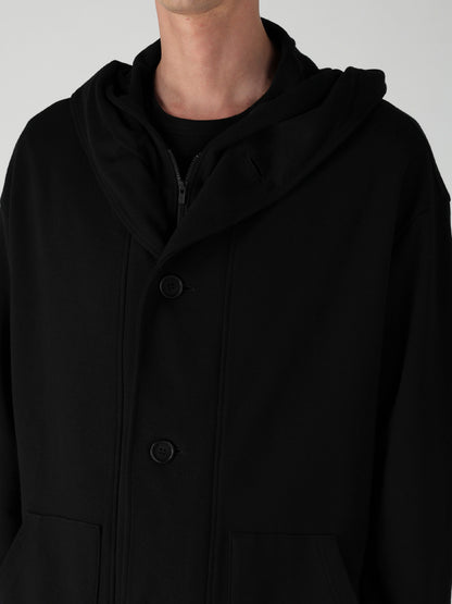 40/20 MINI FRENCH TERRY  HOODED COAT