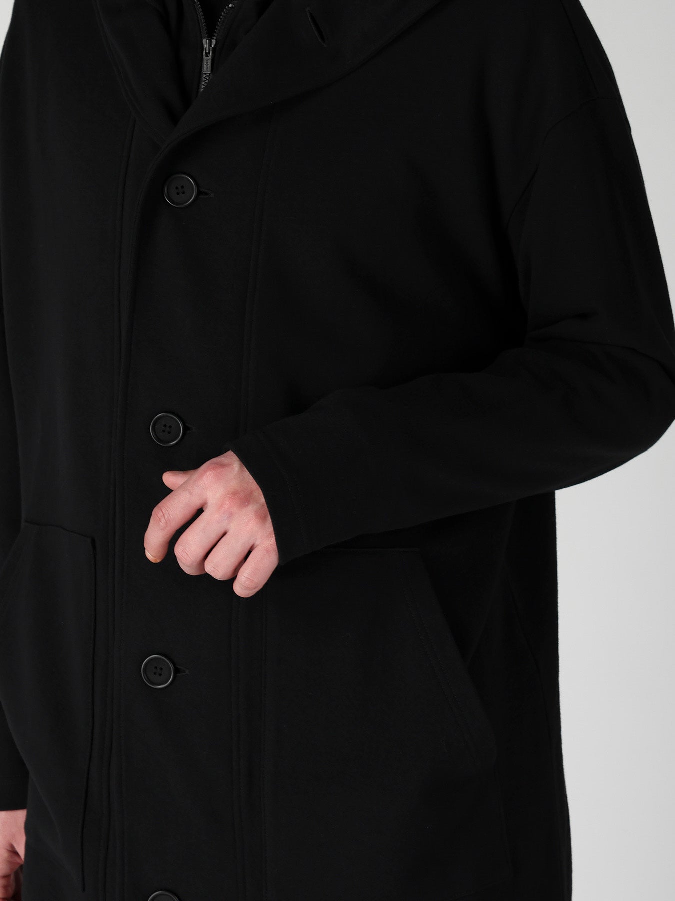 40/20 MINI FRENCH TERRY  HOODED COAT