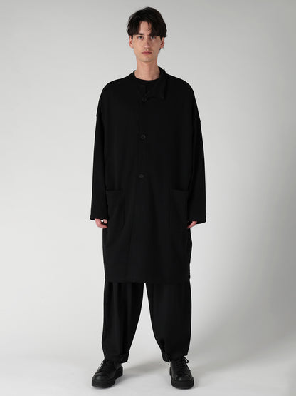 40/20 MINI FRENCH TERRY  RE ASYMMETRY LONG CARDIGAN