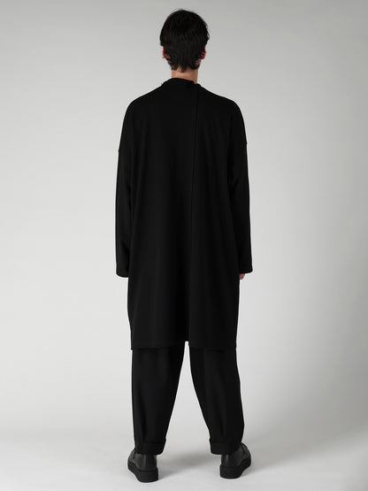 40/20 MINI FRENCH TERRY  RE ASYMMETRY LONG CARDIGAN
