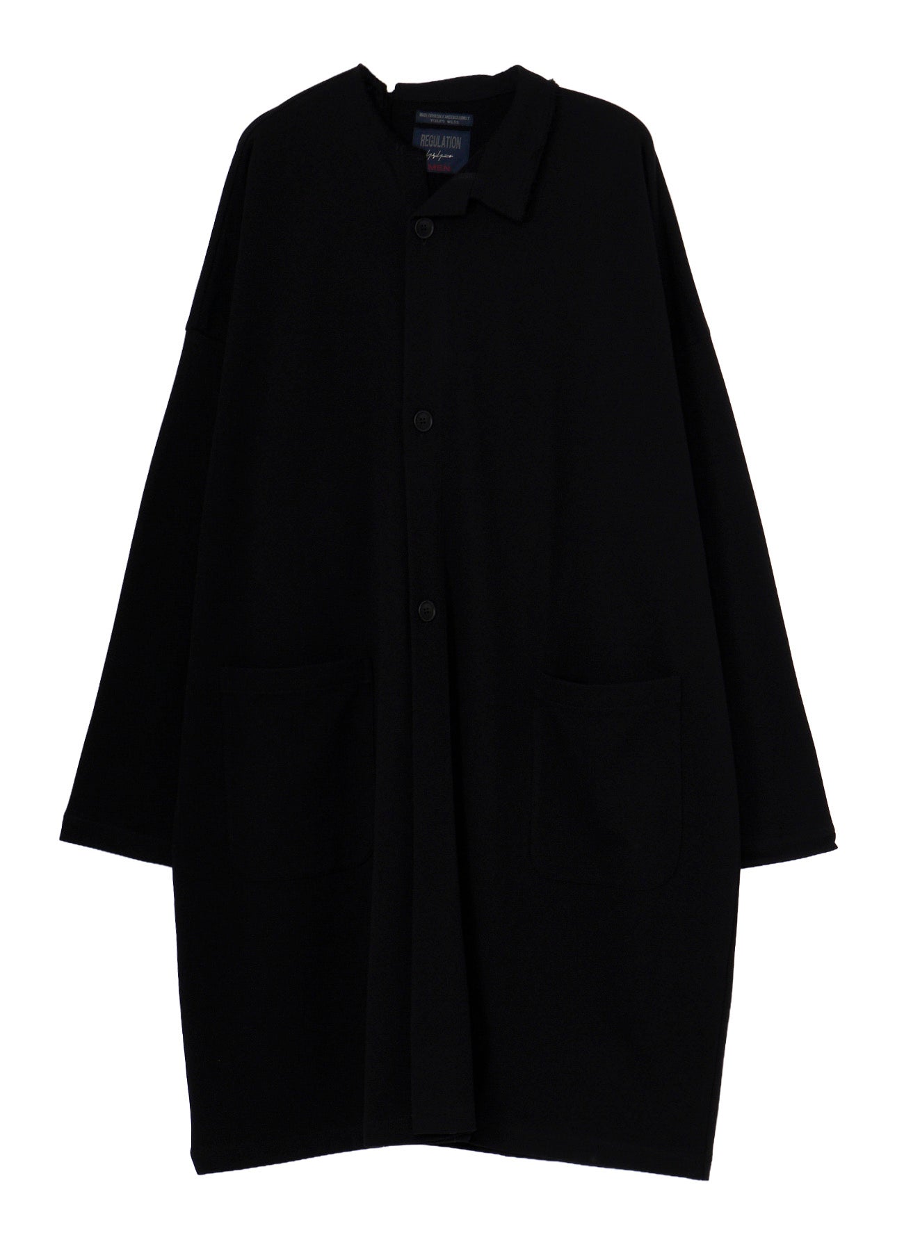 40/20 MINI FRENCH TERRY  RE ASYMMETRY LONG CARDIGAN