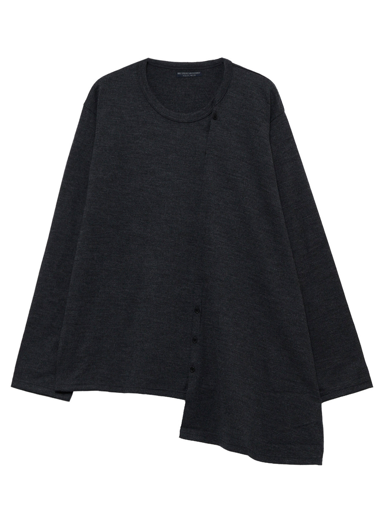 MILLED SINGLE JERSEY RE DIAGONAL PANEL LING SLEEVE