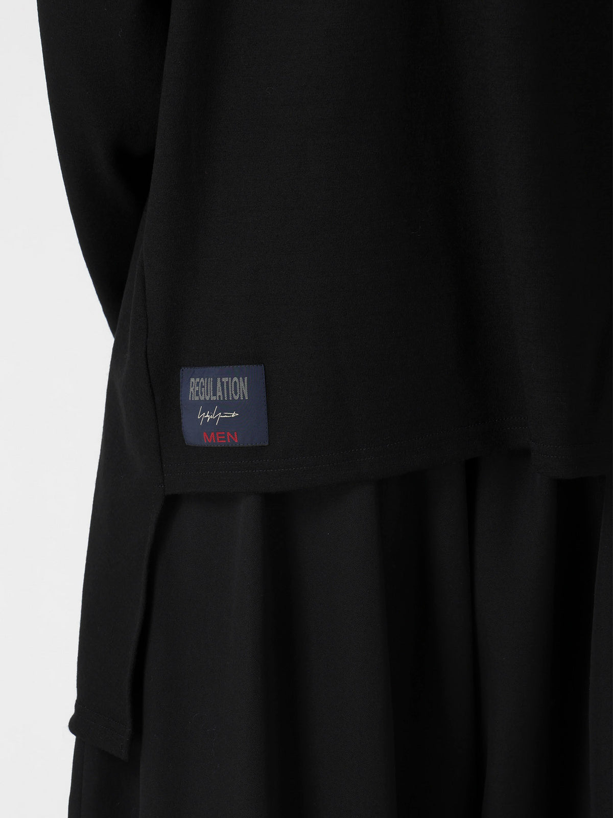 MILLED SINGLE JERSEY RE DIAGONAL PANEL LING SLEEVE