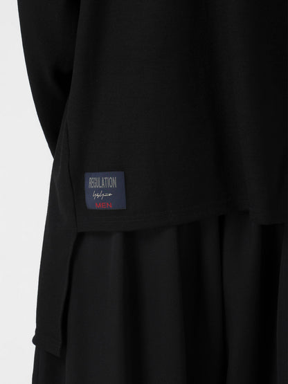 MILLED SINGLE JERSEY RE DIAGONAL PANEL LING SLEEVE