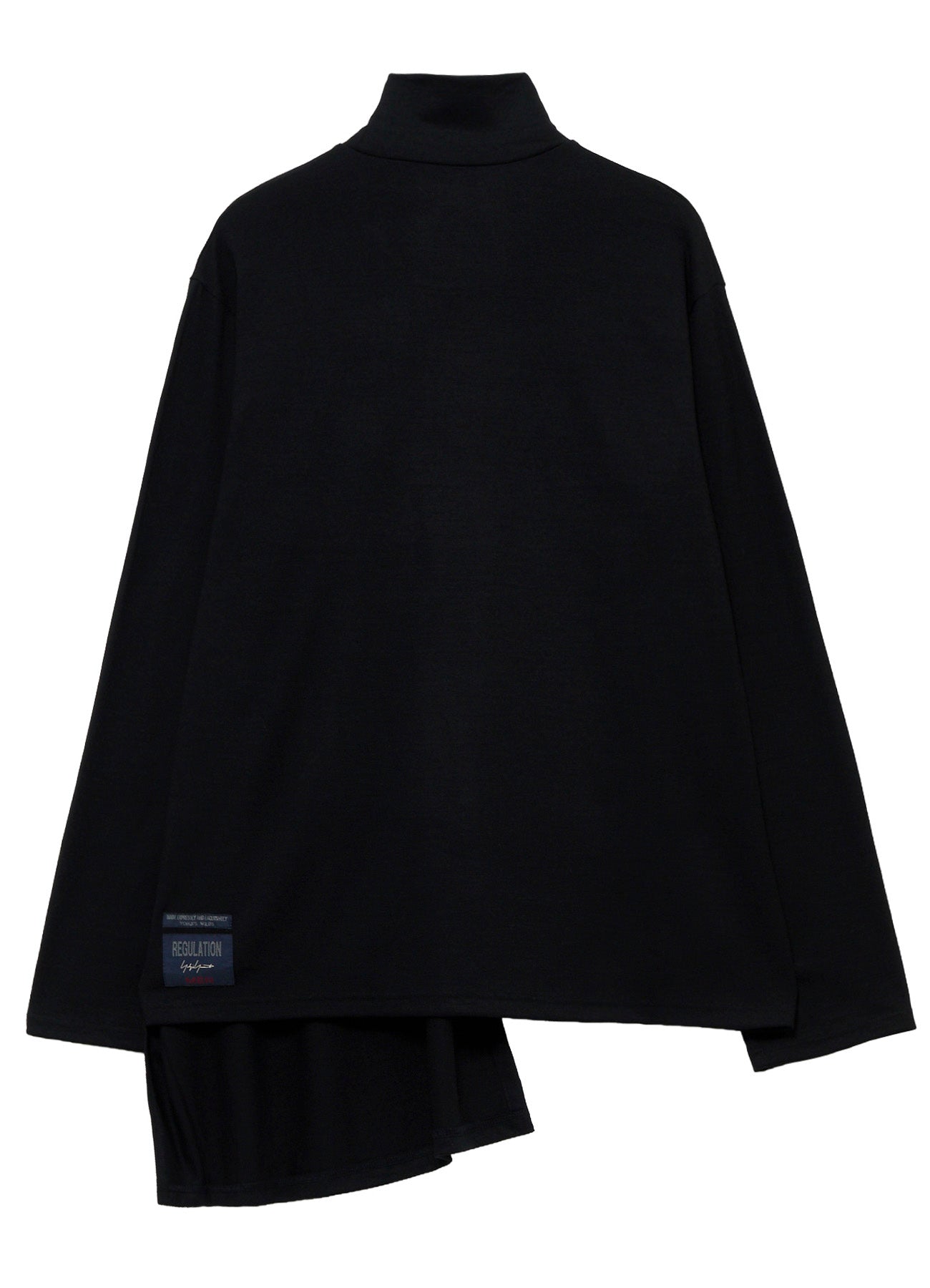 MILLED SINGLE JERSEY RE DIAGONAL HIGH NECK LONG SLEEVE – THE SHOP