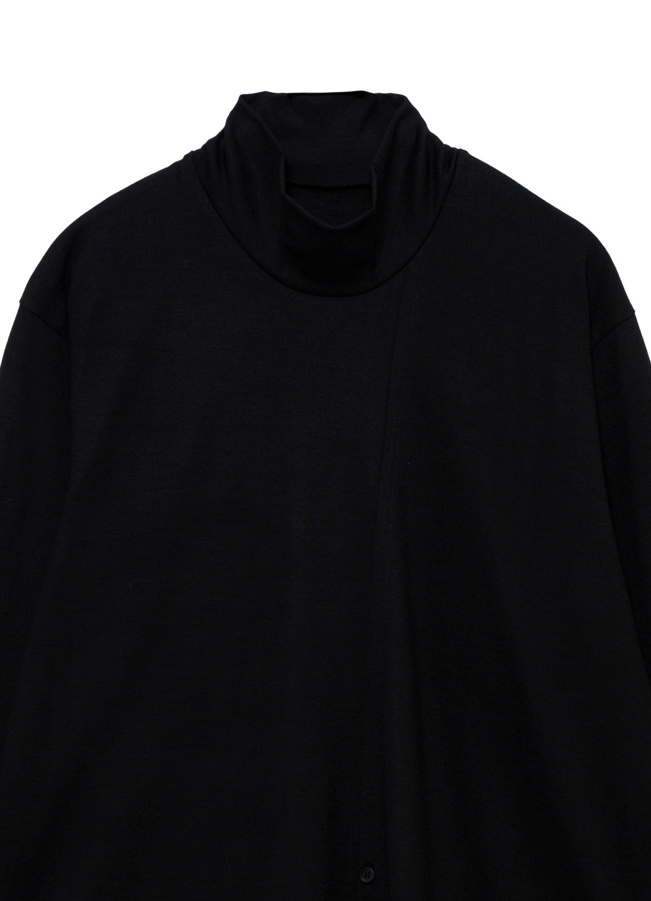 MILLED SINGLE JERSEY RE DIAGONAL HIGH NECK LONG SLEEVE – THE SHOP