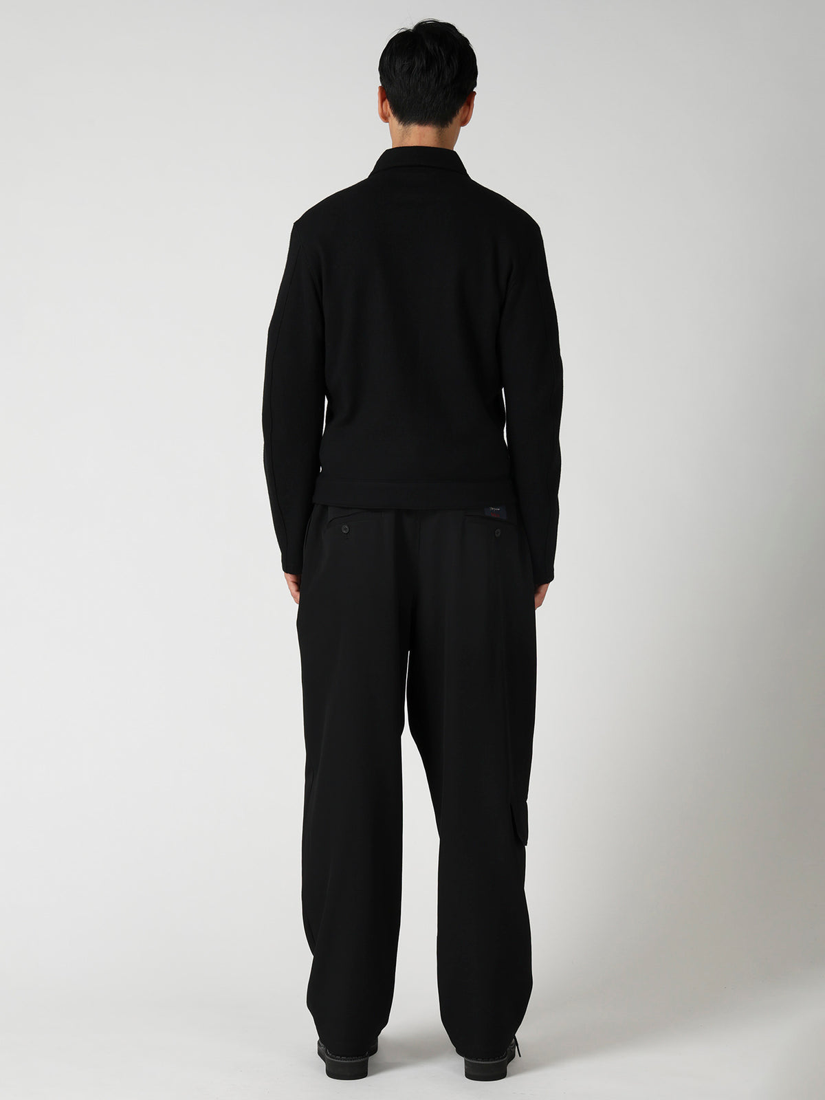 WOOL COMBED YARN SINGLE JERSEY RE ZIP BLOUSON