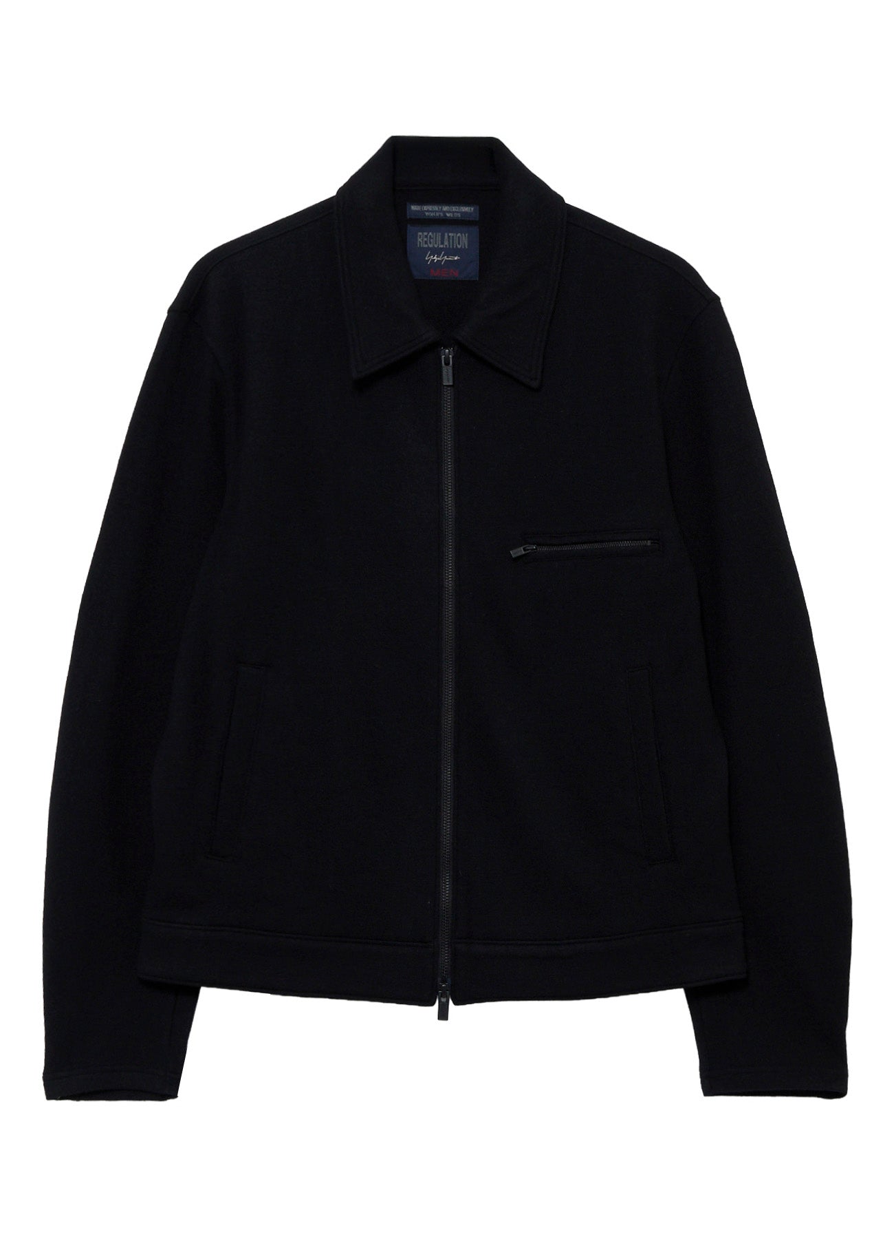 WOOL COMBED YARN SINGLE JERSEY RE ZIP BLOUSON – THE SHOP YOHJI