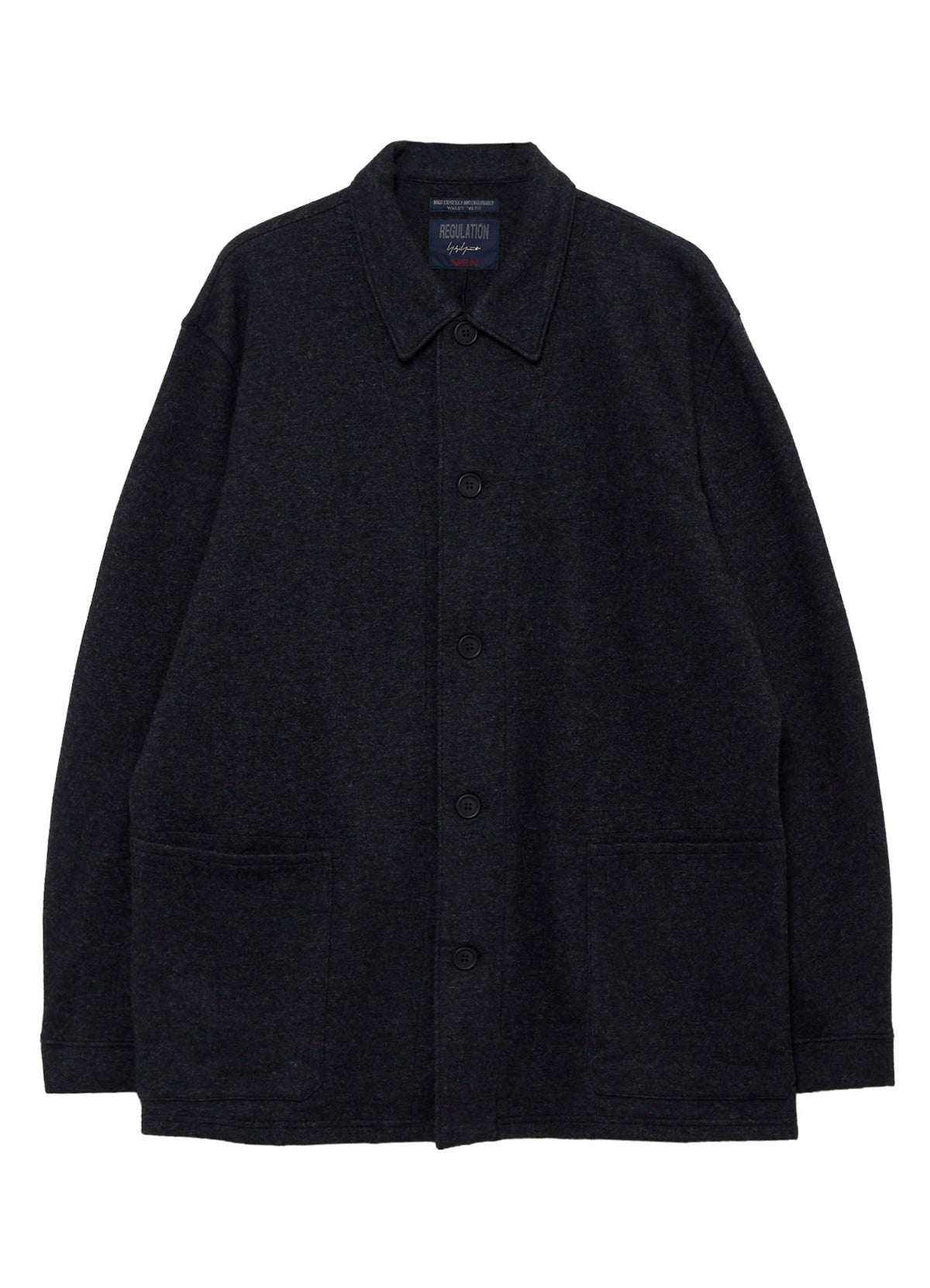 WOOL COMBED YARN SINGLE JERSEY RE SHIRT JACKET
