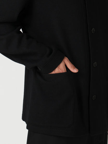 WOOL COMBED YARN SINGLE JERSEY RE SHIRT JACKET