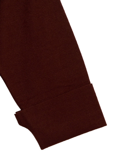 WOOL RING SOFT TAB DESIGN COLLAR COAT