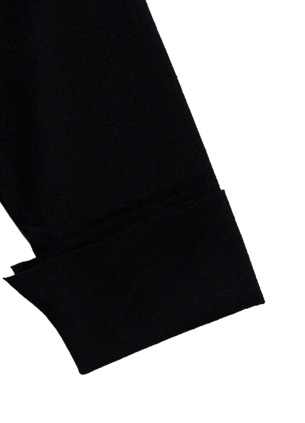 WOOL RING SOFT TAB DESIGN COLLAR COAT