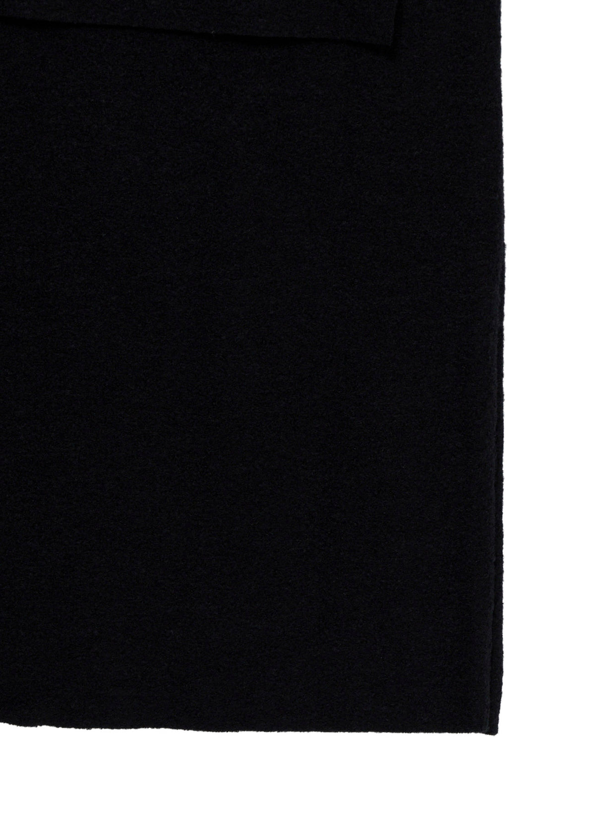WOOL RING SOFT TAB DESIGN COLLAR COAT