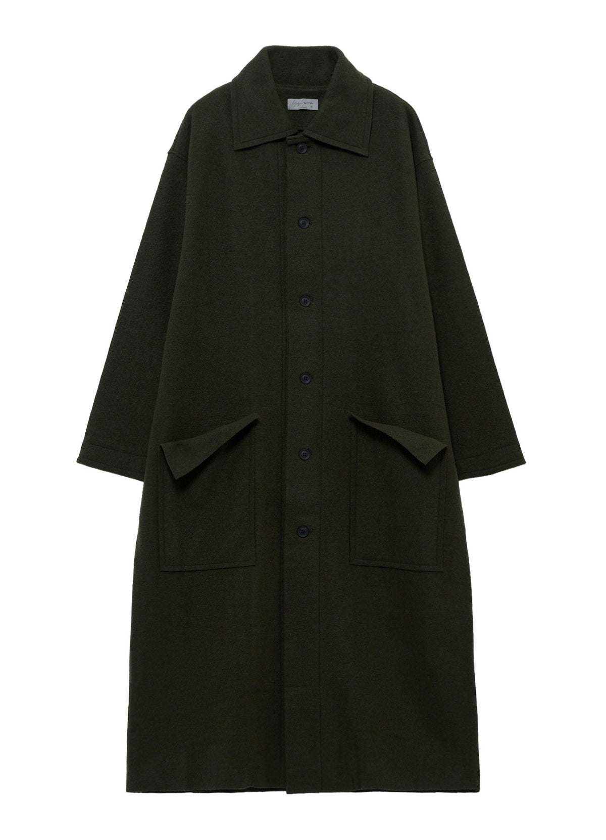 WOOL RING SOFT STAND COLOR COAT