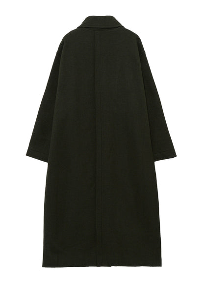 WOOL RING SOFT STAND COLOR COAT